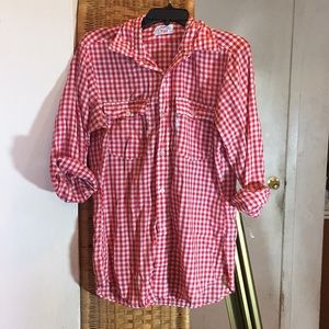 🆕 Men's Levi's Gingham Button Down Size M